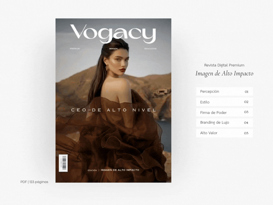 Revista Digital Premium Imagen de Alto Impacto by Vogacy Co