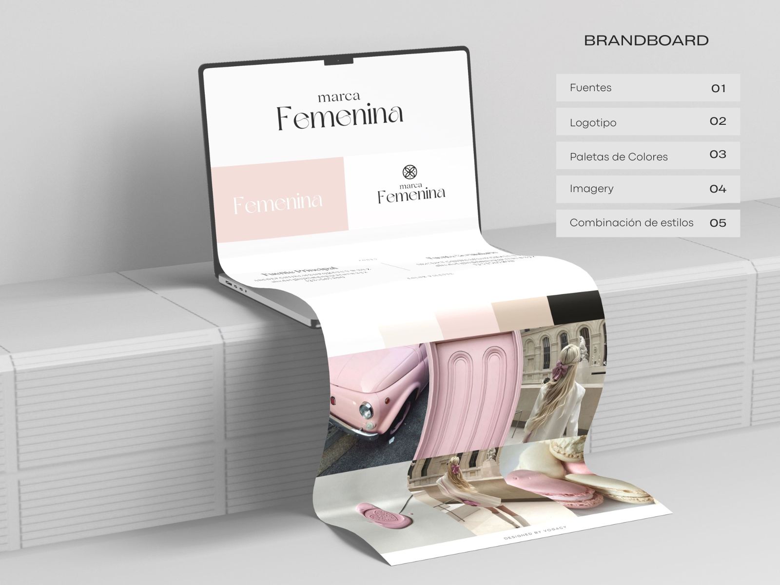 Kit Exclusivo Marca Femenina Premium BrandBoard