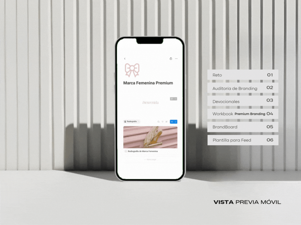 Kit Exclusivo Marca Femenina Premium Construcción de Marca