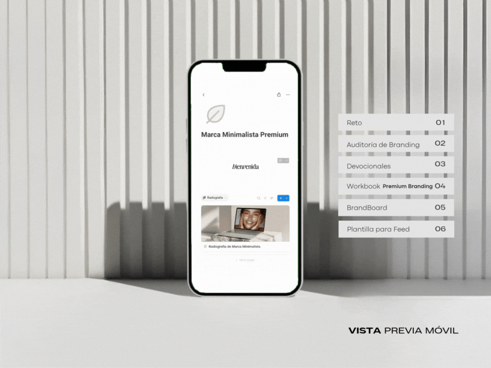 Kit Marca Minimalista Premium Construcción de Marca by Vogacy