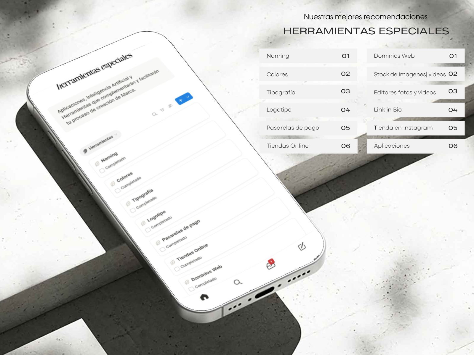 Kit Marca Minimalista Premium Herramientas Especiales by Vogacy