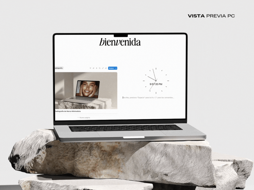 Kit Marca Minimalista Premium Notion by Vogacy