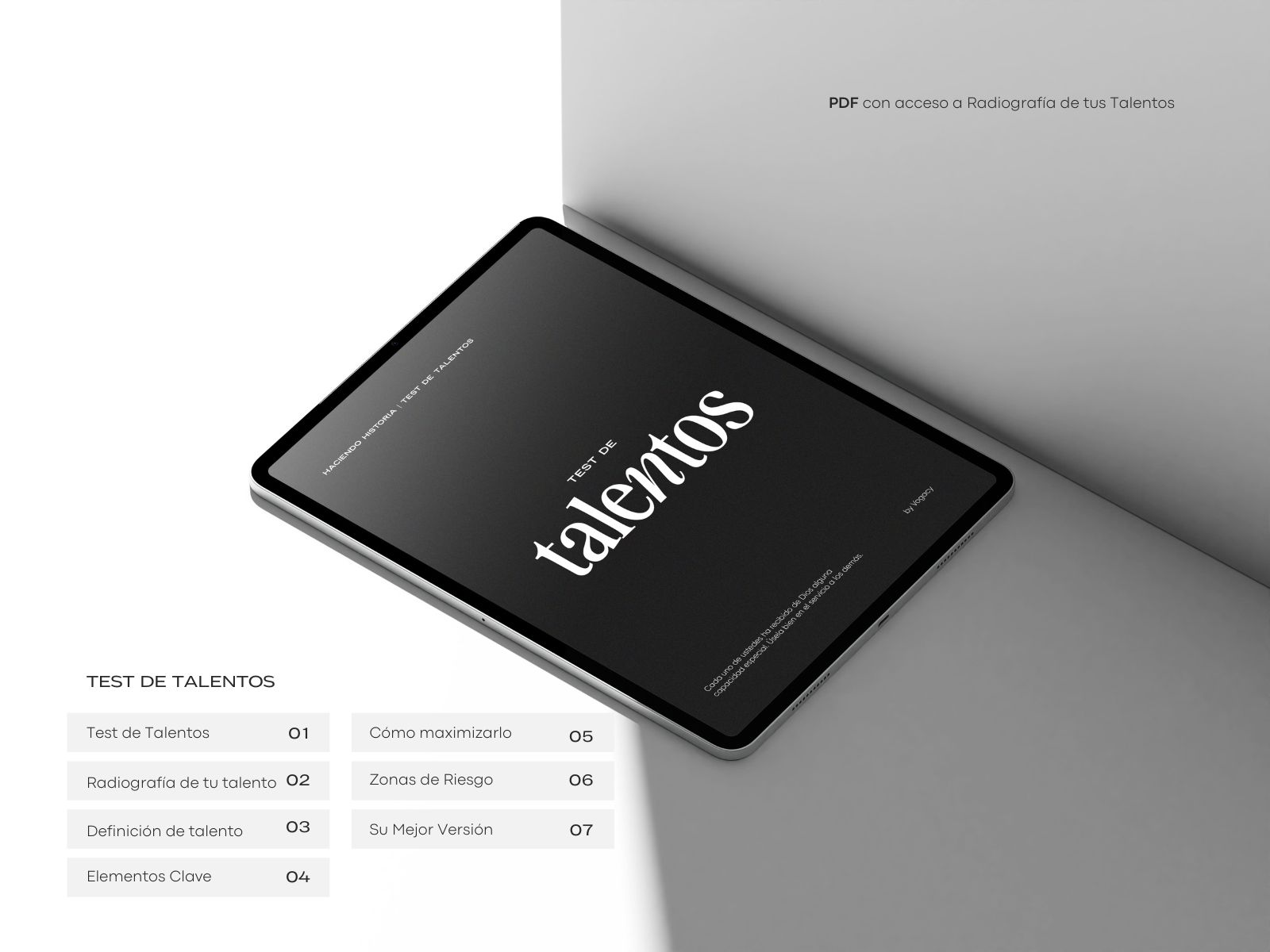 Test de Talentos & Radiografía Contenido