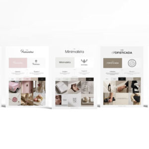 The Chic Identity TM Sistema Visual Canva by Vogacy Co