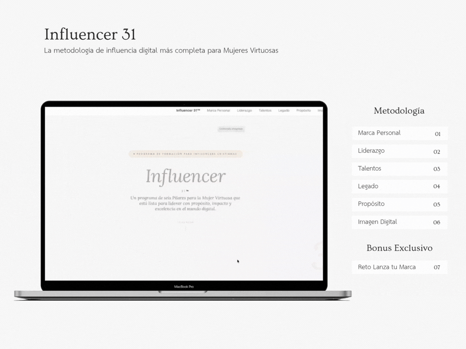 Influencer 31 by Vogacy Mujer Virtuosa
