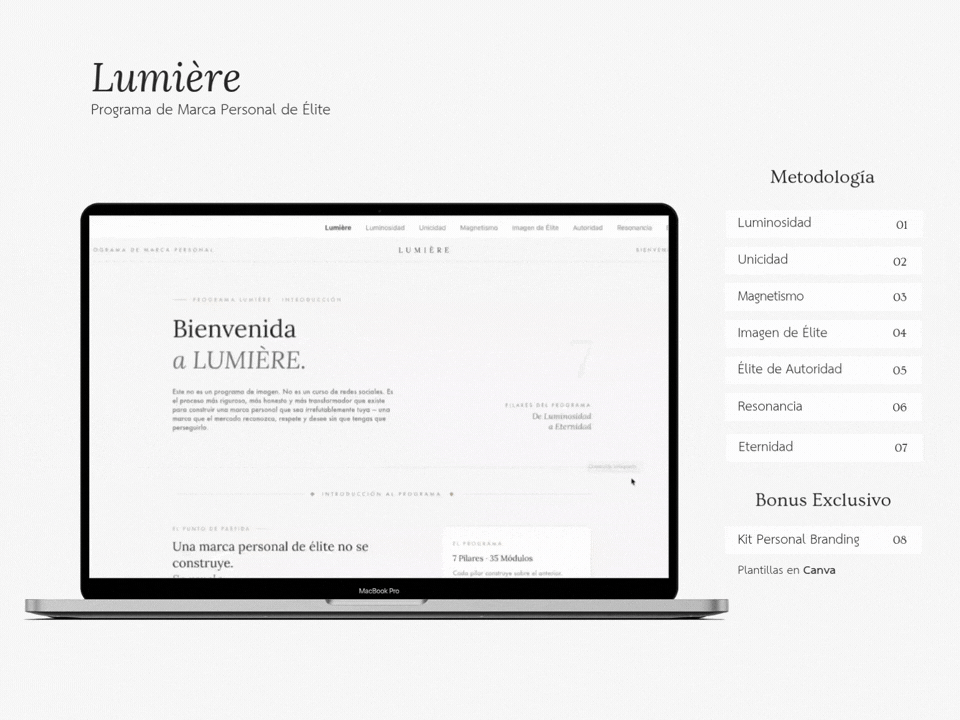 Lumière by Vogacy Marca Personal de Élite